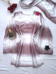 Doubleshade Corset Kurti With Scarf🫶🏻