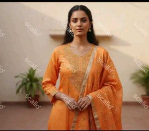 new silk Elegant Ethnic Kurta Set