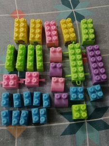 2 Sets Of Building Blocks Kids