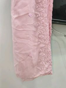 Pink Embellished Kurti