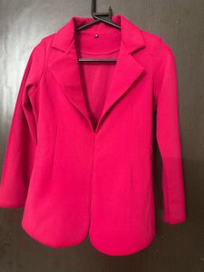 Hot Pink Blazer - Size M