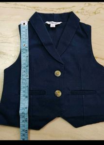 Cute Navy Blue Vest