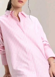 Pink Striped Shirt