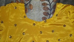 Elegant Mustard Embroidered Kurta