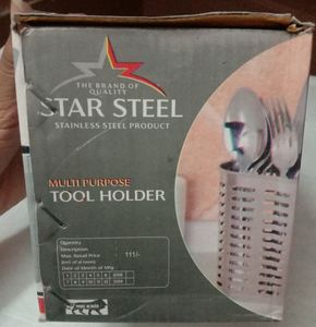 Steel Spoon And Knife Holder
