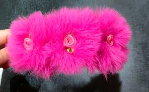 Bright Pink Feather Headband
