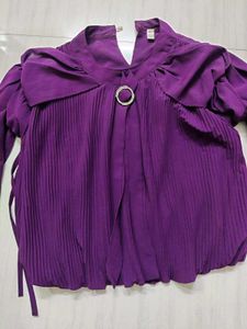 Wine Color Beautiful Top