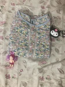Floral Print Anarkali Kurti:)