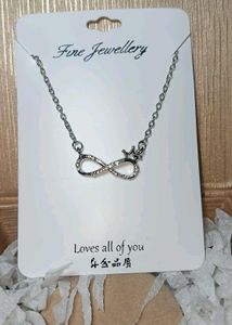 Infinity Crown Necklace