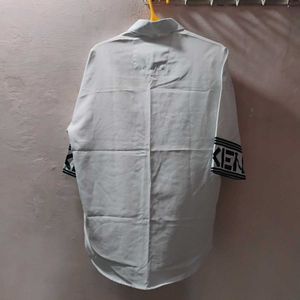 Men&#39;s Half Sleeve Tiger Print Shirt (Size - XL)