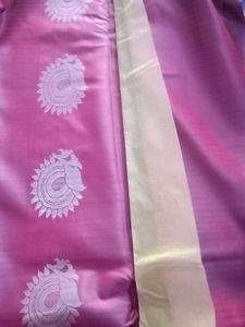Elegant Purple Silk Saree