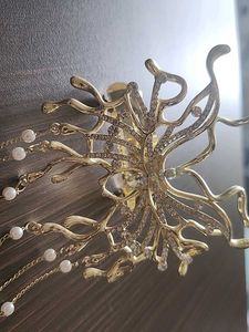 Chinese Pearl Tassel Hair Clip
