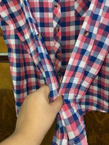 Max Checked Flannel Cotton Shirt XL