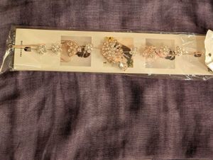 Rose Gold Floral Hair Accessory