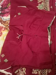 Chamkili Saree New With Stich Blouse