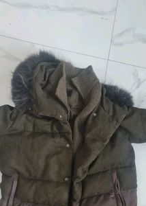 Brown Parka Jacket