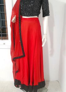 Shell Worked Lehenga Choli