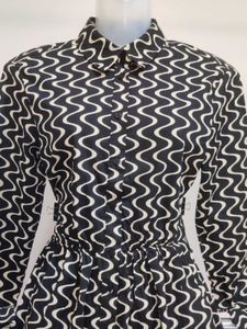 Patterned Shirt Dress