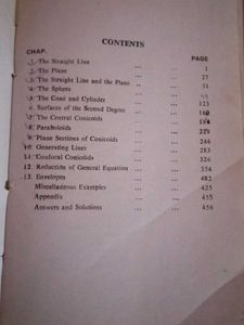 Analytical Geometry Of Three Dimensions