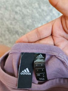 Adidas Lavender Crop Top