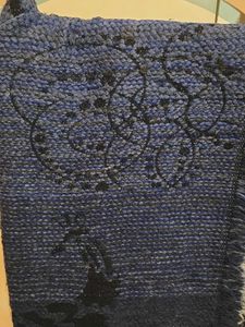 Stylish Blue Scarf woolen