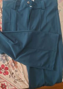 Teal Trousers