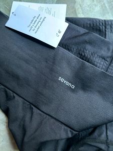 Savana Black Gym Shorts