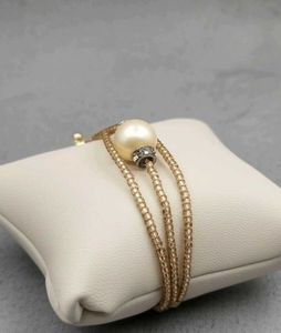 Pearl &amp; Crystal Beaded Bracelet