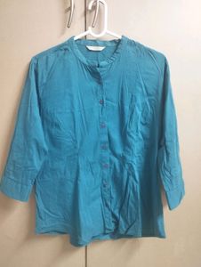 Ladies blue shirt