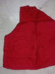 Red Slik Blouse ❣️
