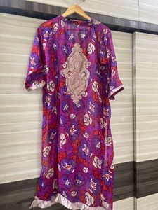 Floral Purple Kurta