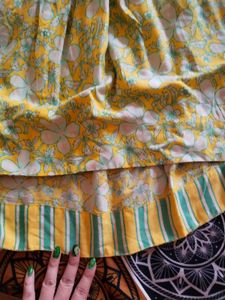 Short Kurta With Flared Palazzo