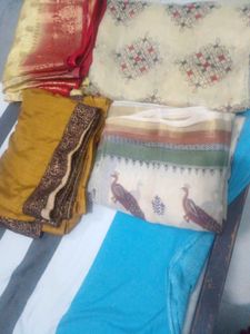 Beautiful  cream Sarees