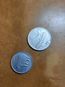 Rare 25 Paisa And 50 Paise Coin