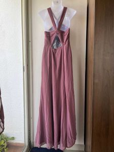 Elegant Mauve Azazie Dress (A6)