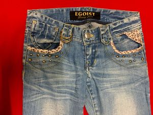 light-wash denim jeans
