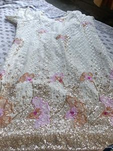 punjabi Suit cream colour 💗