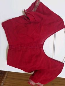 Red Saree Blouse