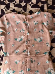 Elle Pink Floral Print Dress