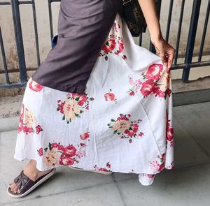 Floral Print Skirt