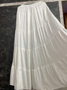 Pinteresty White Maxi Skirt From AMAZON