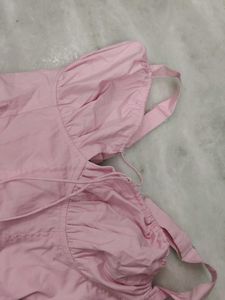 Pink Bustier Dress For Women