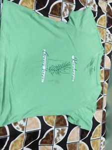 Mint Green Graphic Tee - Size M