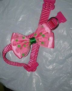Cute Pet Coller - Pink Adjudtable Bow Tie