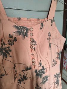 Floral Print Sleeveless Dress💗✨