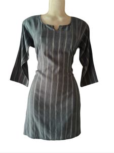 Striped Casual Short Kurti