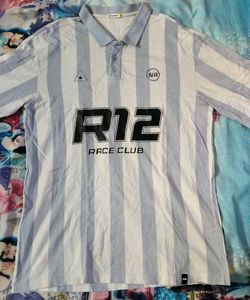 Striped Long Sleeve Polo Shirt | Bewakoof Original