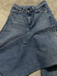 H&amp;M wide legs blue jeans