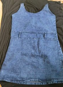 Acid Wash Denim Dress - Paris Tokyo