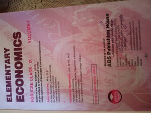 Elementary Economics Icse Class 9